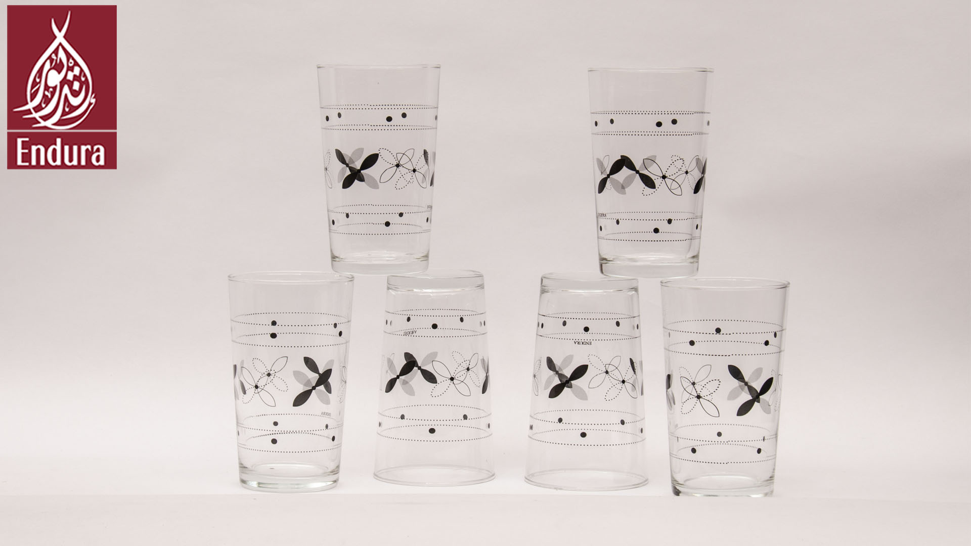 Endura Melini Drinkware Set Of 6 Pcs#k5793#